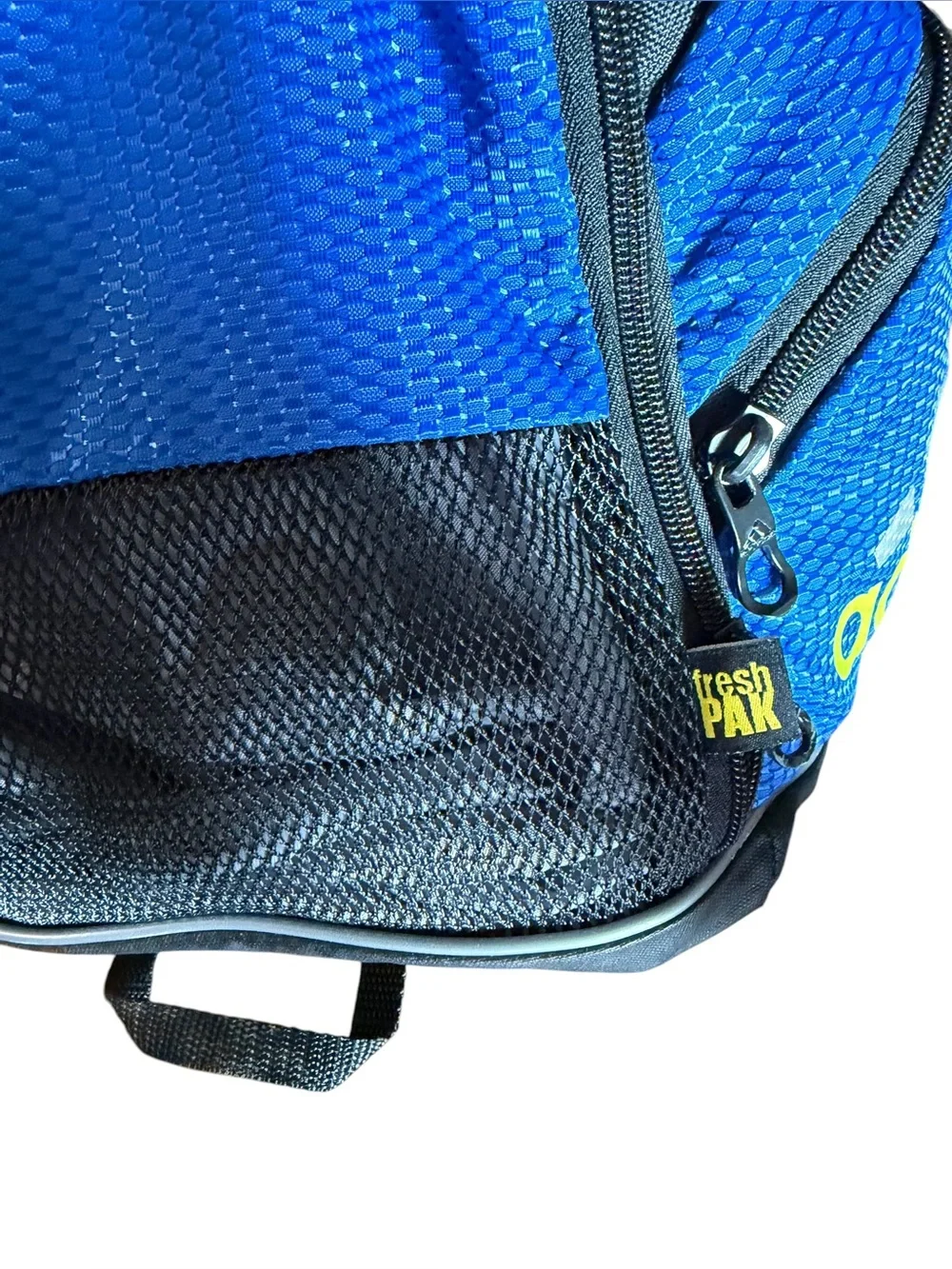 Adidas 2013 Performance Duffel Bag Blue Black Neon Gym Sports Travel